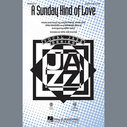 Kirby Shaw A Sunday Kind of Love - Bass profile picture