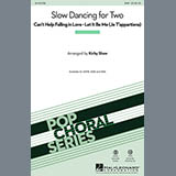 Download or print Kirby Shaw Slow Dancing For Two Sheet Music Printable PDF 2-page score for Rock / arranged SSA SKU: 155798