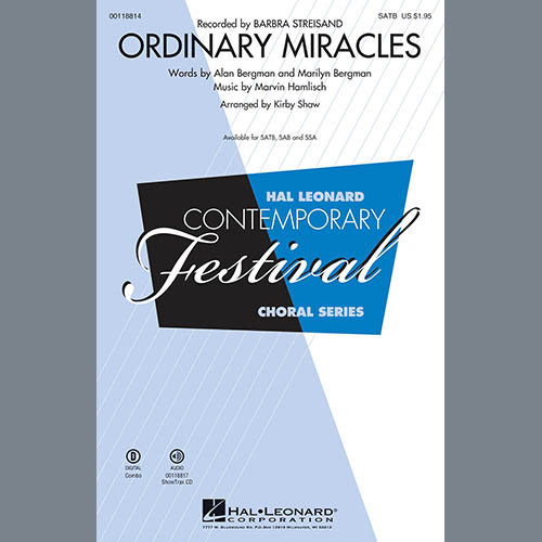 Marvin Hamlisch Ordinary Miracles (arr. Kirby Shaw) profile picture