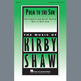 Download or print Kirby Shaw Poem To The Sun Sheet Music Printable PDF 3-page score for Concert / arranged 3-Part Mixed Choir SKU: 503288