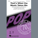 Download or print Kirby Shaw That's When The Music Takes Me Sheet Music Printable PDF 11-page score for Pop / arranged SATB Choir SKU: 290446