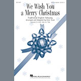 Download or print Kirby Shaw We Wish You A Merry Christmas Sheet Music Printable PDF 4-page score for A Cappella / arranged TTBB SKU: 182477