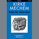 Download or print Kirke Mechem Rules For Behaviour, 1787 Sheet Music Printable PDF 14-page score for Festival / arranged SATB SKU: 250750