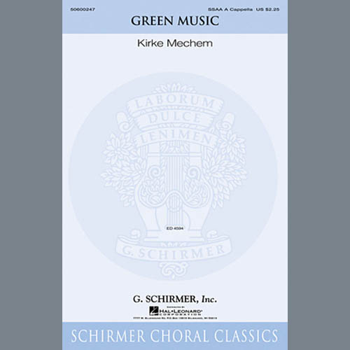 Kirke Mechem Green Music pictures Kirke Mechem Green Music profile picture