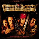 Download or print Klaus Badelt He's A Pirate (from Pirates Of The Caribbean: The Curse Of The Black Pearl) Sheet Music Printable PDF 2-page score for Film and TV / arranged Melody Line SKU: 109869.