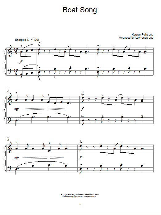 Learn to play Traditional Korean Folk Song Boat Song sheet music for Easy Piano in minutes. Traditional Korean Folk Song Boat Song sheet music preview music notes and score for Easy Piano including 2 page(s)