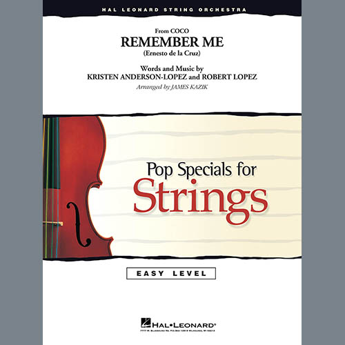 Kristen Anderson-Lopez & Robert Lopez Remember Me (from Coco) (arr. James Kazik) - Conductor Score (Full Score) pictures Kristen Anderson-Lopez & Robert Lopez Remember Me (from Coco) (arr. James Kazik) - Conductor Score (Full Score) profile picture