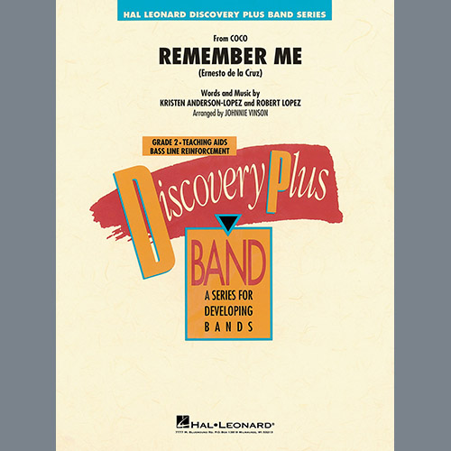 Kristen Anderson-Lopez & Robert Lopez Remember Me (from Coco) (arr. Johnnie Vinson) - Eb Alto Saxophone 1 pictures Kristen Anderson-Lopez & Robert Lopez Remember Me (from Coco) (arr. Johnnie Vinson) - Eb Alto Saxophone 1 profile picture