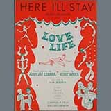 Download or print Kurt Weill Love Song, A (from Love Life) Sheet Music Printable PDF 6-page score for Musical/Show / arranged Piano, Vocal & Guitar Chords (Right-Hand Melody) SKU: 1776530