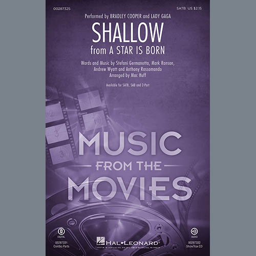 Lady Gaga & Bradley Cooper Shallow (from A Star Is Born) (arr. Mac Huff) profile picture