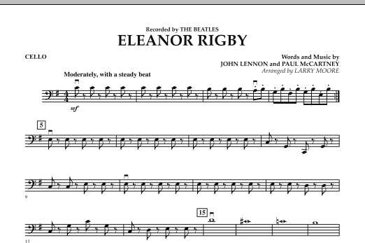 Learn to play Larry Moore Eleanor Rigby - Cello sheet music for String Quartet in minutes. Larry Moore Eleanor Rigby - Cello sheet music preview music notes and score for String Quartet including 1 page(s)