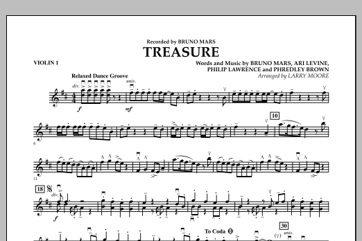 Learn to play Larry Moore Treasure - Violin 1 sheet music for String Quartet in minutes. Larry Moore Treasure - Violin 1 sheet music preview music notes and score for String Quartet including 1 page(s)