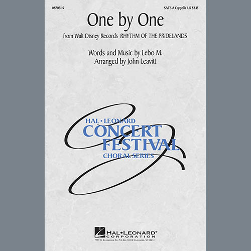 Lebo M. One By One (from Rhythm of the Pridelands) (arr. John Leavitt) profile picture