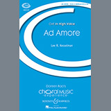 Download or print Lee Kesselman Ad Amore Sheet Music Printable PDF 5-page score for Festival / arranged TTBB SKU: 177581
