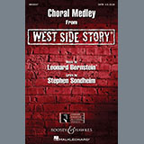 Download or print Leonard Bernstein & Stephen Sondheim Choral Medley from West Side Story (arr. Len Thomas) Sheet Music Printable PDF 27-page score for Broadway / arranged SATB Choir SKU: 536088