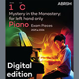 Download or print Lillie Harris Mystery in the Monastery: for left hand only (Grade 1, list C, ABRSM Piano Syllabus 2025 & 2026) Sheet Music Printable PDF 1-page score for Classical / arranged Piano Solo SKU: 1557565