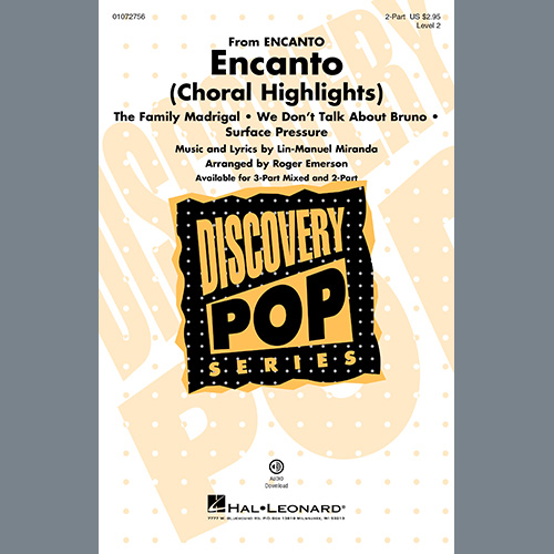 Download Lin-Manuel Miranda Encanto (Choral Highlights) (arr. Roger Emerson) Sheet Music arranged for 3-Part Mixed Choir - printable PDF music score including 27 page(s)