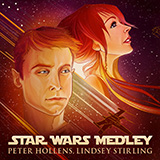 Download or print Lindsey Stirling Star Wars Medley Sheet Music Printable PDF 4-page score for Disney / arranged Violin Solo SKU: 476997