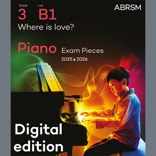 Lionel Bart Where is love? (Grade 3, list B1, from the ABRSM Piano Syllabus 2025 & 2026) profile picture