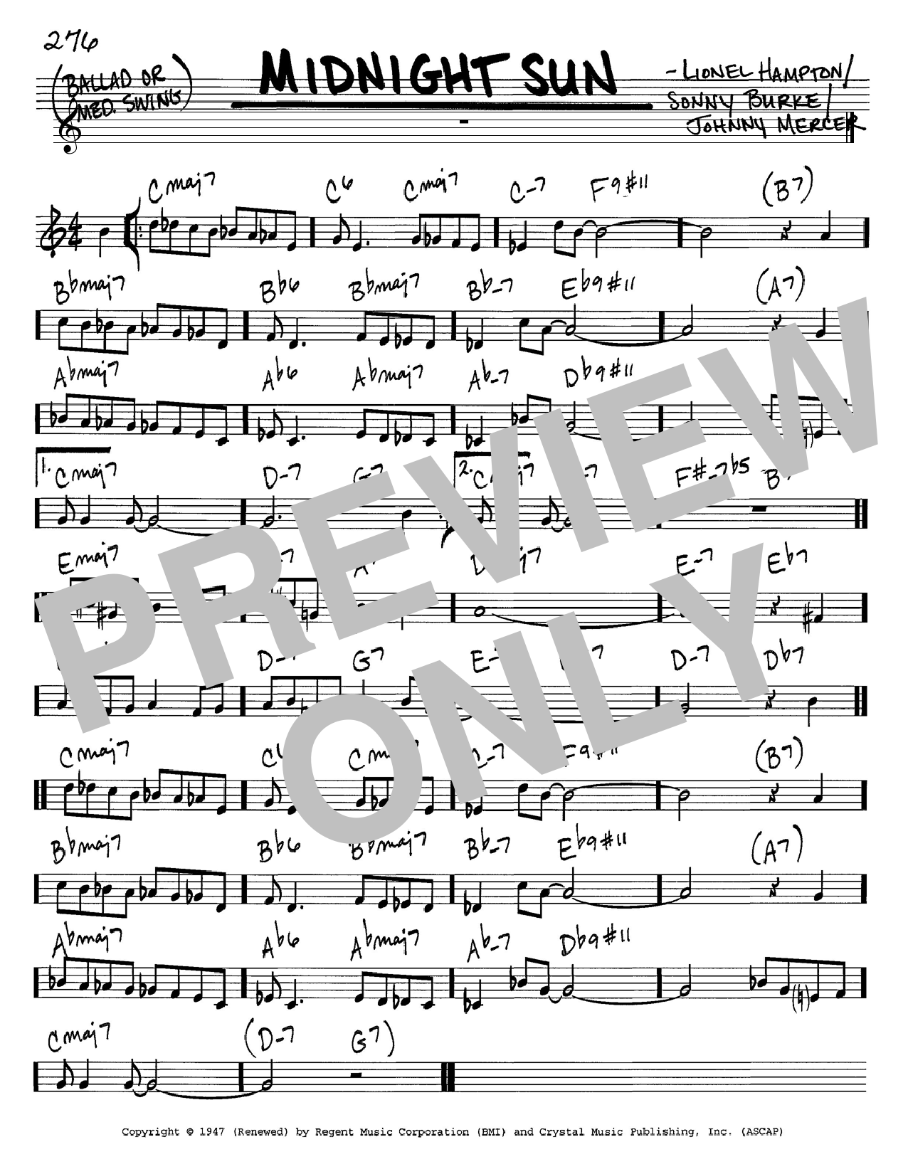 Learn to play Lionel Hampton Midnight Sun sheet music for Guitar Tab in minutes. Lionel Hampton Midnight Sun sheet music preview music notes and score for Guitar Tab including 2 page(s)