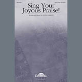 Download or print Lloyd Larson Sing Your Joyous Praise! Sheet Music Printable PDF 2-page score for Sacred / arranged SATB Choir SKU: 407494