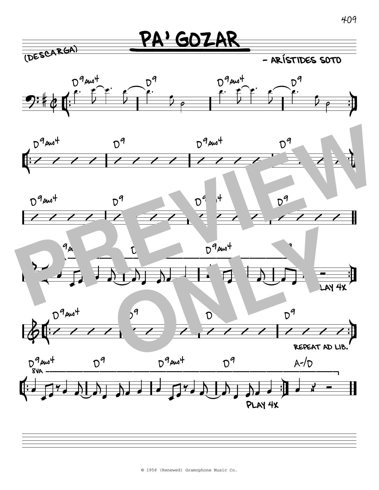 Learn to play Los Amigos Pa' Gozar sheet music for Real Book – Melody & Chords in minutes. Los Amigos Pa' Gozar sheet music preview music notes and score for Real Book – Melody & Chords including 1 page(s)