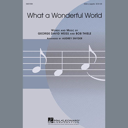 Louis Armstrong What A Wonderful World (arr. Audrey Snyder) profile picture
