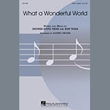 Download or print Louis Armstrong What A Wonderful World (arr. Audrey Snyder) Sheet Music Printable PDF 7-page score for Pop / arranged SSAA Choir SKU: 448600
