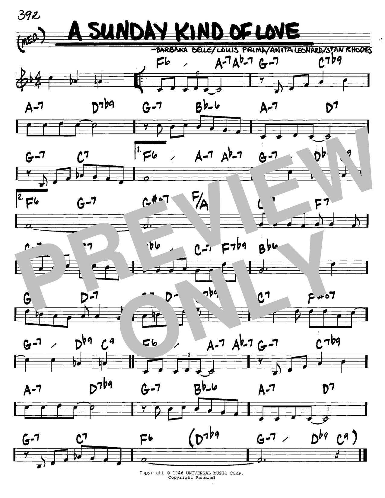 Learn to play Louis Prima A Sunday Kind Of Love sheet music for Guitar Tab in minutes. Louis Prima A Sunday Kind Of Love sheet music preview music notes and score for Guitar Tab including 2 page(s)
