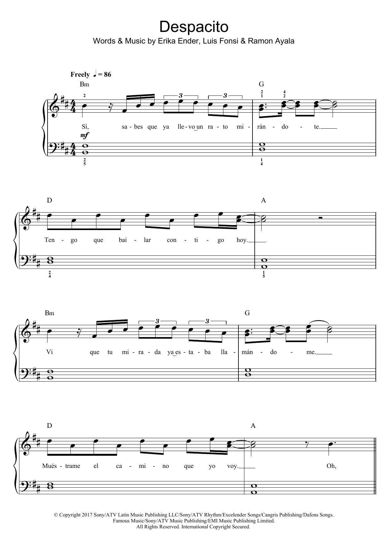 Luis Fonsi Daddy Yankee Feat Justin Bieber Despacito Sheet Music Download Printable Pdf Pop Music Score For Piano Vocal Guitar Right Hand Melody 1952 Luis Fonsi Daddy Yankee Feat Justin Bieber Despacito Sheet Music Download Printable Pdf Pop Music Score For Piano Vocal Guitar Right Hand Melody 1952