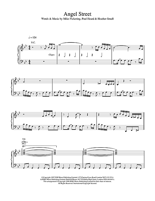 Learn to play M People Angel Street sheet music for Piano, Vocal & Guitar in minutes. M People Angel Street sheet music notes and chords
