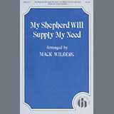 Download or print Mack Wilberg My Shepherd Will Supply My Need Sheet Music Printable PDF 11-page score for Sacred / arranged SSAA Choir SKU: 1459789