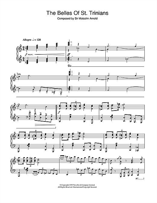Learn to play Malcolm Arnold The Belles Of St. Trinians sheet music for Piano in minutes. Malcolm Arnold The Belles Of St. Trinians sheet music notes and chords