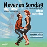 Download or print Manos Hadjidakis Never On Sunday Sheet Music Printable PDF 4-page score for Classical / arranged Piano, Vocal & Guitar (Right-Hand Melody) SKU: 31359