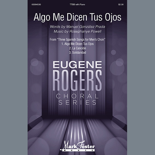 Manuel González Prada and Rosephanye Powell Algo Me Dicen Tus Ojos (from Three Spanish Songs for Men's Choir) profile picture