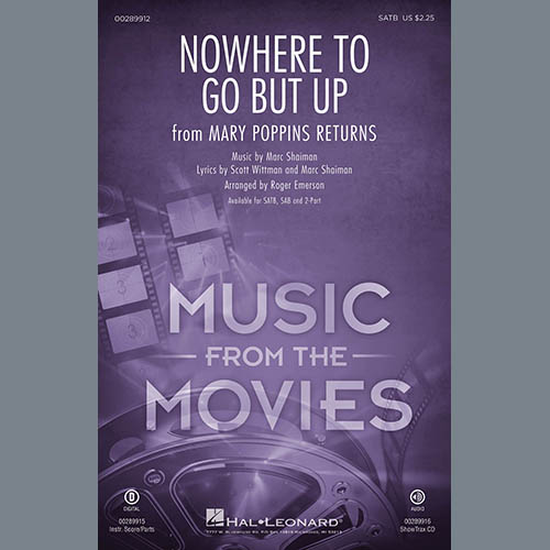 Marc Shaiman & Scott Wittman Nowhere to Go But Up (from Mary Poppins Returns) (arr. Roger Emerson) - Bass pictures Marc Shaiman & Scott Wittman Nowhere to Go But Up (from Mary Poppins Returns) (arr. Roger Emerson) - Bass profile picture