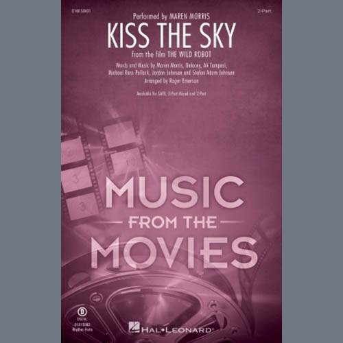 Maren Morris Kiss The Sky (from The Wild Robot) (arr. Roger Emerson) profile picture