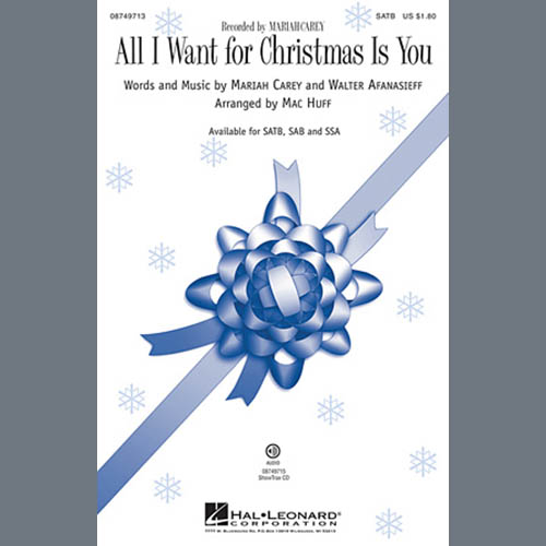 Mariah Carey All I Want For Christmas Is You (arr. Mac Huff) profile picture