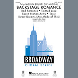 Download or print Mark Brymer Backstage Romance (from Moulin Rouge! The Musical) Sheet Music Printable PDF 17-page score for Rock / arranged SAB Choir SKU: 452307