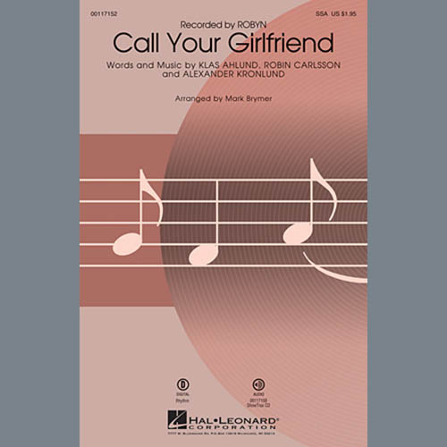 Robyn Call Your Girlfriend (arr. Mark Brymer) profile picture