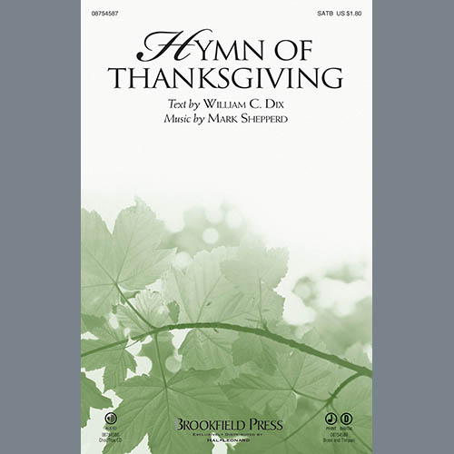 Mark Shepperd Hymn Of Thanksgiving - Full Score profile picture
