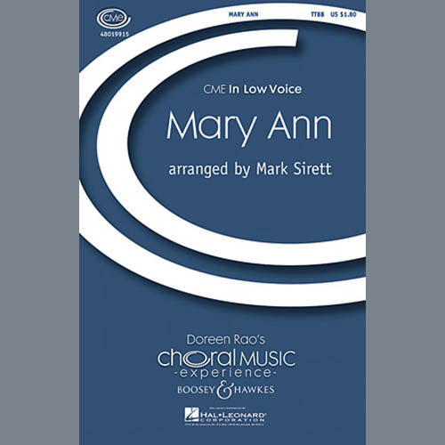 Traditional Folksong Mary Ann (arr. Mark Sirett) profile picture