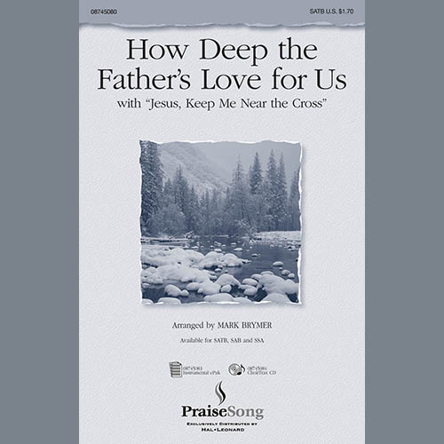 Download or print Mark Brymer How Deep The Father's Love For Us (with Jesus Keep Me Near The Cross) - Bb Clarinet 1 Sheet Music Printable PDF 2-page score for Contemporary / arranged Choir Instrumental Pak SKU: 265760.