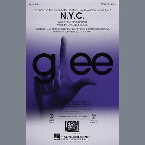 Download or print Glee Cast N.Y.C. (arr. Mark Brymer) Sheet Music Printable PDF 11-page score for Broadway / arranged 2-Part Choir SKU: 159304.