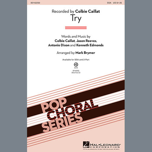 Colbie Caillat Try (arr. Mark Brymer) pictures Colbie Caillat Try (arr. Mark Brymer) profile picture