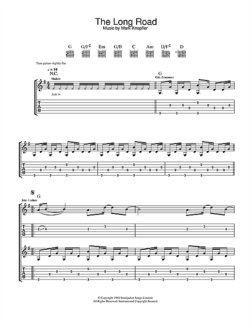 Learn to play Mark Knopfler The Long Road (from Cal) sheet music for Piano in minutes. Mark Knopfler The Long Road (from Cal) sheet music notes and chords