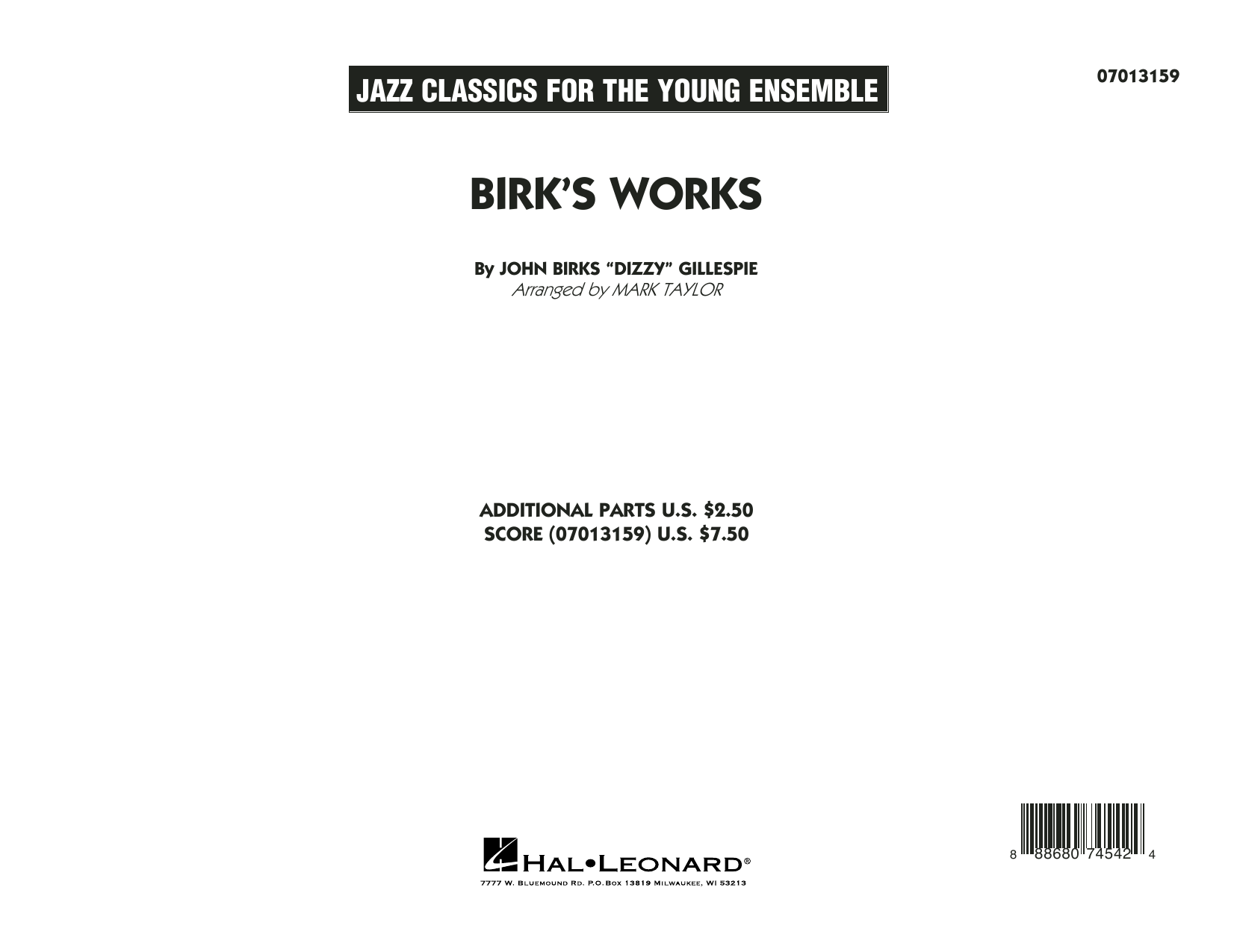 Mark Taylor Birk's Works - Conductor Score (Full Score) sheet music preview music notes and score for Jazz Ensemble including 18 page(s)