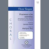 Download or print Marlynn Rey Three Tangos - 2. Promesa a las estrellas Sheet Music Printable PDF 10-page score for Concert / arranged SATB Choir SKU: 1685998