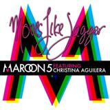 Download or print Maroon 5 Moves Like Jagger (feat. Christina Aguilera) Sheet Music Printable PDF 5-page score for Rock / arranged Piano, Vocal & Guitar (Right-Hand Melody) SKU: 111936