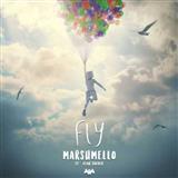 Download or print Marshmello Fly (feat. Leah Culver) Sheet Music Printable PDF 5-page score for Pop / arranged Piano, Vocal & Guitar (Right-Hand Melody) SKU: 125673